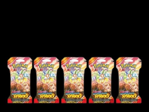 2025 Pokémon Scarlet & Violet Surging Sparks Alolan Exeggutor Sleeved Booster Pack 10x Lot