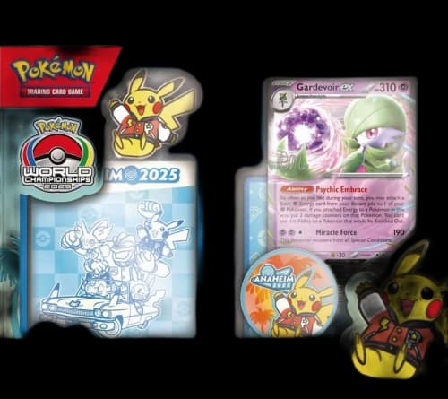2025 Pokemon World Champion Deck Anaheim Riley McKay KSI's Gardevoir Box