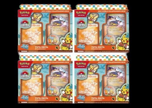 2025 Pokemon World Champion Deck Anaheim Yuya Okita Raging Bolt ex Box 4x Lot