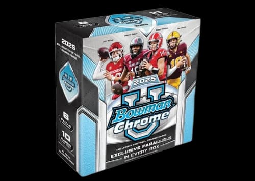 2025 Topps Bowman University Chrome Football Mega Box