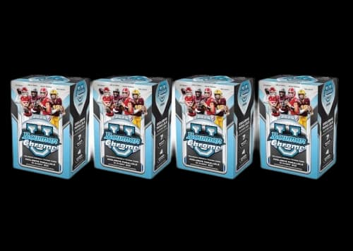 2025 Topps Bowman University Chrome Football Value Box 4x Lot