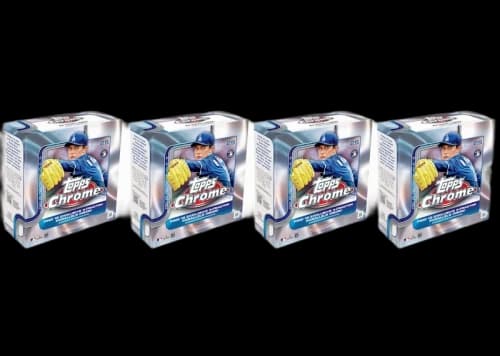 2025 Topps Chrome Baseball Mega Box 4x Lot