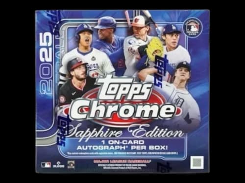 2025 Topps Chrome Baseball Sapphire Edition Box