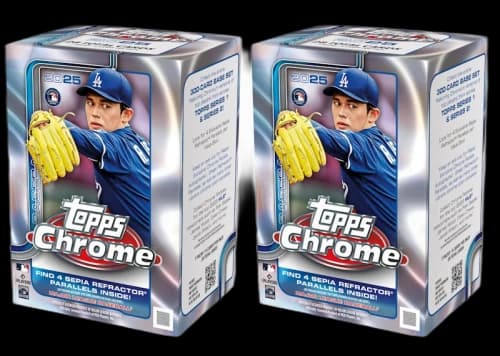 2025 Topps Chrome Baseball Value Box 2x Lot