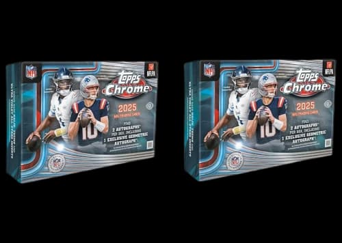 2025 Topps Chrome Football Breakers Delight 2x Lot