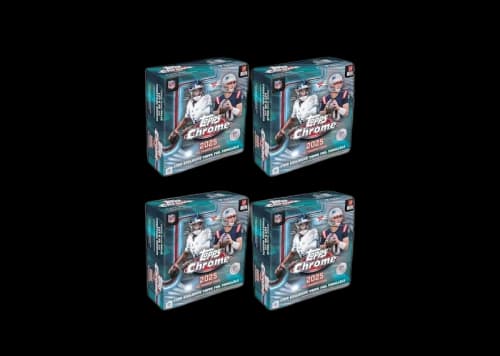 2025 Topps Chrome Football Fanatics Exclusive Mega Box 4x Lot
