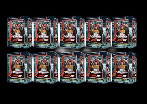 2025 Topps Chrome Formula 1 Blaster Box 10x Lot