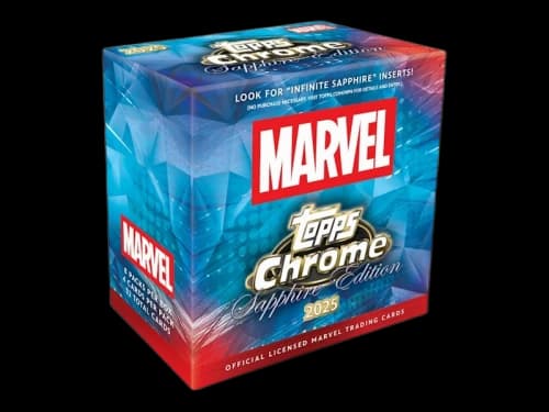 2025 Topps Chrome Marvel Sapphire Edition Hobby Box