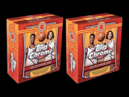 2025 Topps Chrome McDonald's All-American Basketball Mega Box 2x Lot