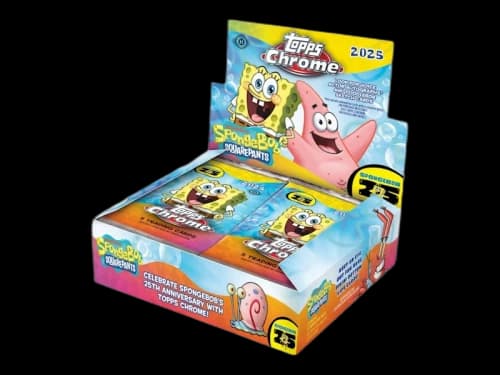 2025 Topps Chrome SpongeBob 25th Anniversary Hobby Box