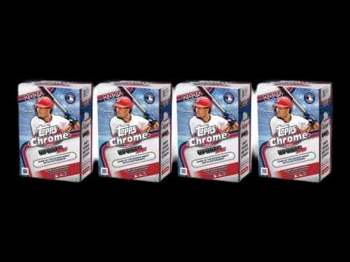 2025 Topps Chrome Update Series Baseball Blaster Box 4x Lot