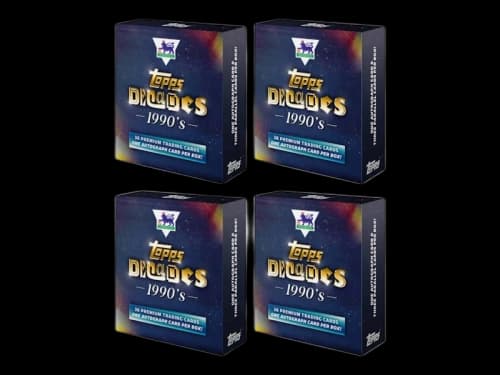 2025 Topps Decades Premier League 90s Edition Hobby Box 4x Lot