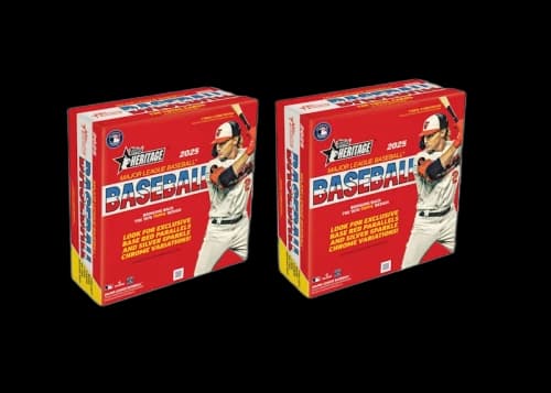 2025 Topps Heritage Baseball Mega Box 2x Lot