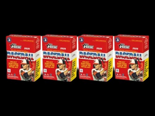 2025 Topps Heritage Baseball Value Box 4x Lot