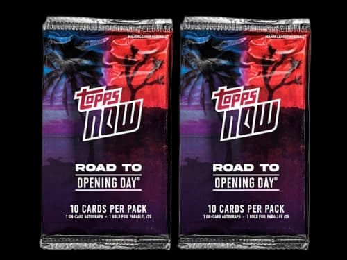 2025 Topps NOW Road To Opening Day Autograph Collectors Pack 2x Lot