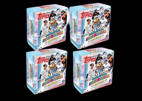 2025 Topps Series 1 Celebration MLB Baseball Mega Box 4x Lot