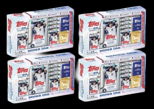 2025 Topps Series One Baseball Super Box 4x Lot