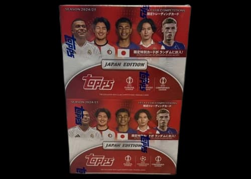 2025 Topps UEFA Club Competitions Japan Edition Box