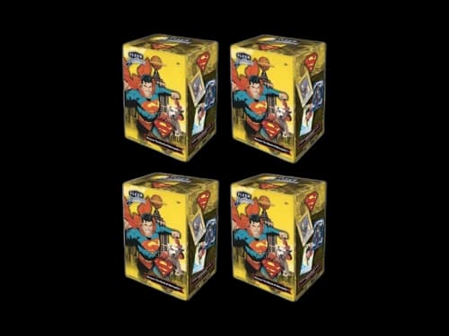 2025 Upper Deck Fleer Brilliants Superman Blaster Box 4x Lot (GameStop Exclusive)