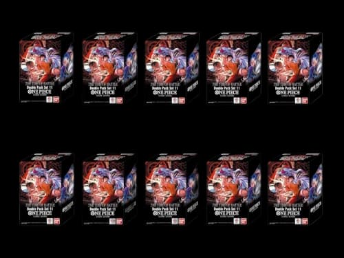 2026 Bandai One Piece Card Game The Time of Battle Double Pack Set 1 (10x Lot)