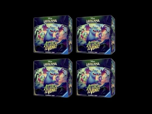 2026 Disney Lorcana Attack of the Vine! Illumineers Trove 4x Lot