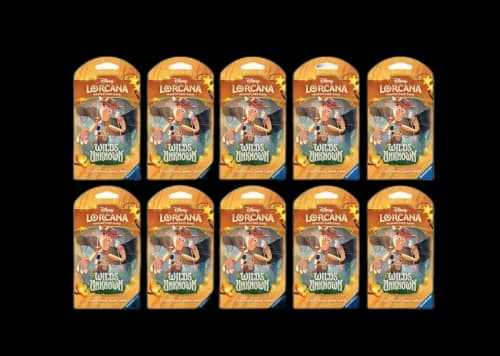 2026 Disney Lorcana Ravensburger Wilds Unknown Booster Pack 10x Lot