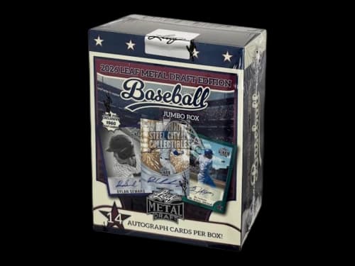 2026 Leaf Metal Draft Baseball Mega Jumbo Box