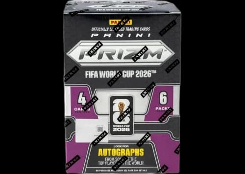 2026 Panini Prizm World Cup Soccer Blaster Box Amazon Exclusive (Purple Parallels)