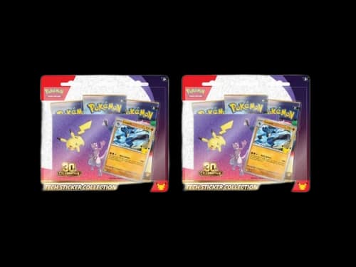 2026 Pokémon Mega Evolution 30th Celebration Tech Sticker Collection : Lucario Promo 2x Lot