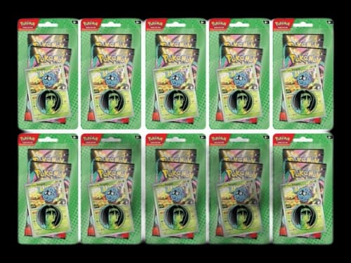 2026 Pokémon Mega Evolution Ascended Heroes Collection (Erika) Blister Pack (10x Lot)