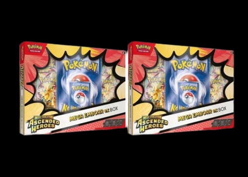 2026 Pokemon Mega Evolution Ascended Heroes Mega Emboar ex Box 2x Lot