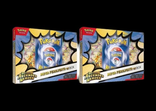 2026 Pokemon Mega Evolution Ascended Heroes Mega Feraligatr ex Box 2x Lot