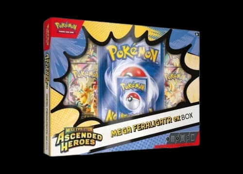 2026 Pokemon Mega Evolution Ascended Heroes Mega Feraligatr ex Box