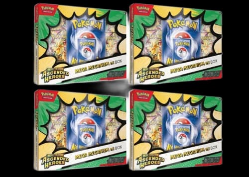 2026 Pokemon Mega Evolution Ascended Heroes Mega Meganium ex Box 4x Lot