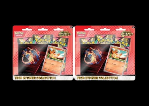 2026 Pokémon Mega Evolution Ascended Heroes Charmander Tech Sticker Collection 2x Lot