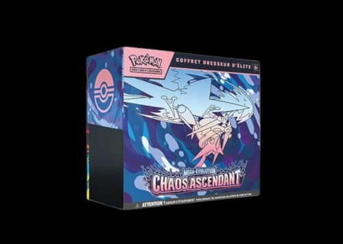 2026 Pokémon Mega Evolution Chaos Rising Elite Trainer Box French Version