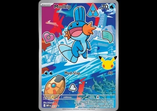 2026 Pokémon Mega Evolution First Partner Illustration Collection Series 3 Mudkip Ungraded