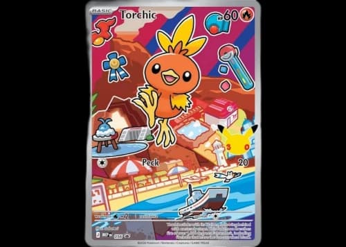 2026 Pokémon Mega Evolution First Partner Illustration Collection Series 3 Torchic Ungraded