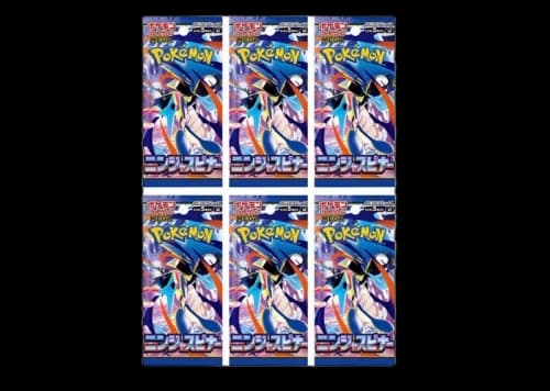 2026 Pokémon Mega Evolution Ninja Spinner Booster Pack 6x Lot