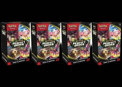 2026 Pokémon Mega Evolution Perfect Order Booster Bundle 4x Lot
