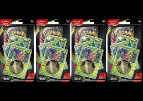 2026 Pokémon Mega Evolution Perfect Order Meganium Bayleed Chikorita Premium Checklane Pack 4x Lot