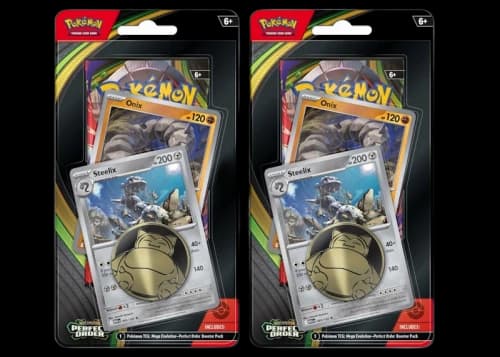 2026 Pokémon Mega Evolution Perfect Order Steelix Onix Premium Checklane Pack 2x Lot