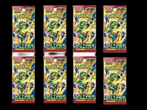 2026 Pokémon Mega Evolution Storm Emeralda Booster Pack (Japanese) 8x Lot