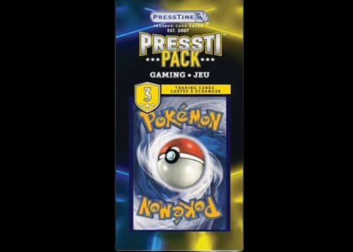 2026 Presstine Pokémon Presstipack 3-Cards Pack Mystery Bag (English) Pack