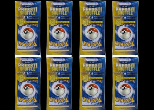 2026 Presstine Pokémon PresstiShuffle 15-Cards Pack Mystery Bag (English) 8x Packs