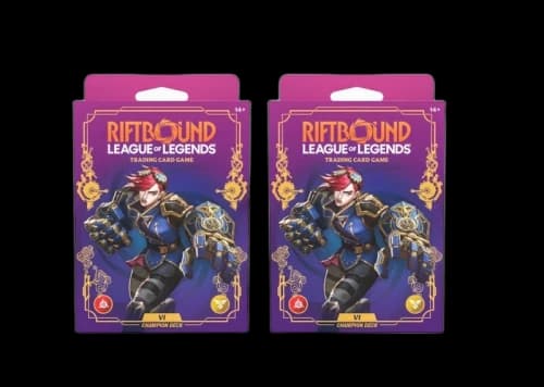 2026 Riftbound League of Legends Unleased Champion Deck: VI 2x Lot