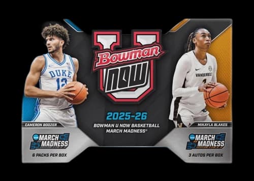 2026 Topps Bowman U Now March Madness Basketball Hobby Box