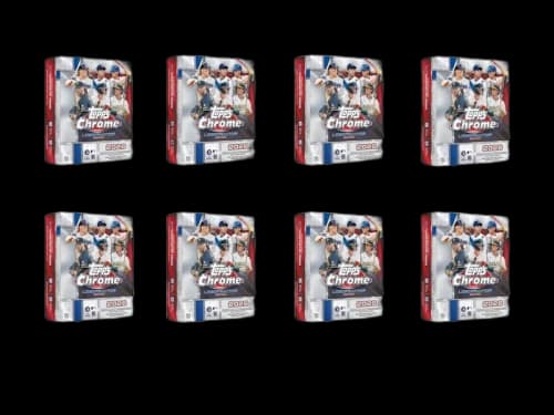 2026 Topps Chrome Baseball Logofractor Box 8x Lot