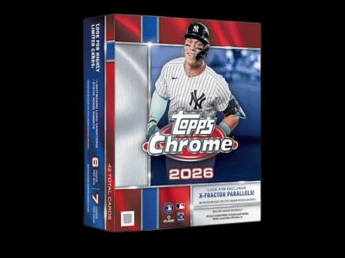 2026 Topps Chrome Baseball Mega Box Sealed Case (20 Mega Boxes)
