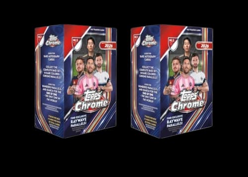 2026 Topps Chrome Major League Soccer Value Box 2x Lot